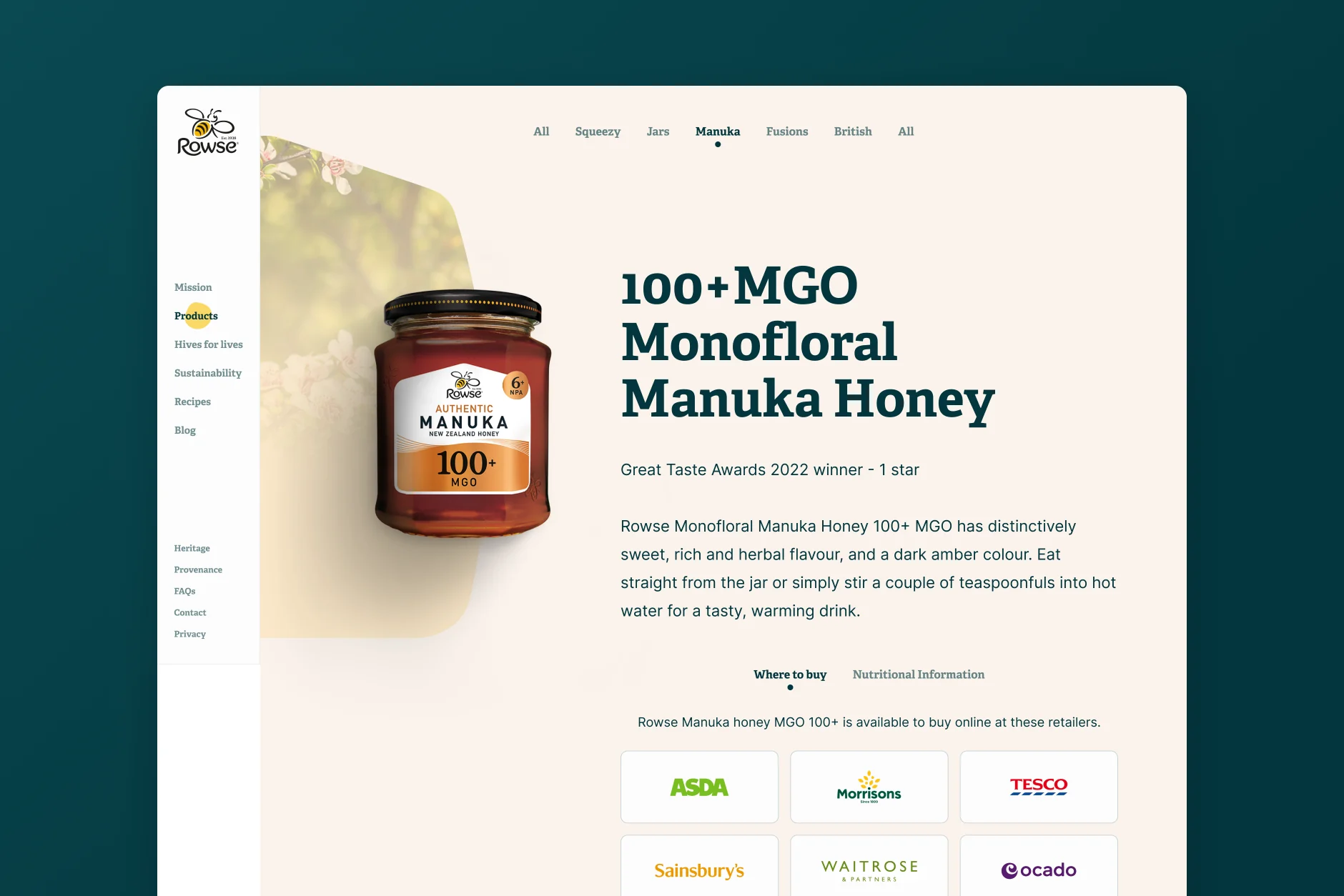 Product information and allergy content