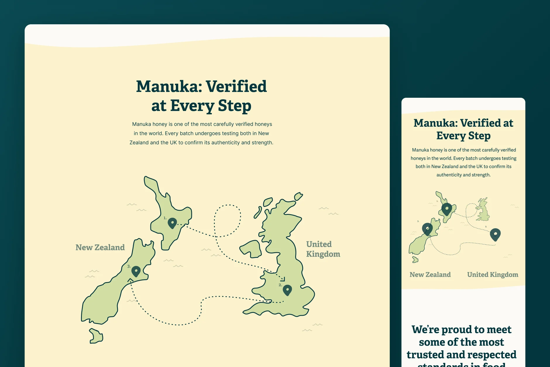 Manuka verified from New Zealand to the UK