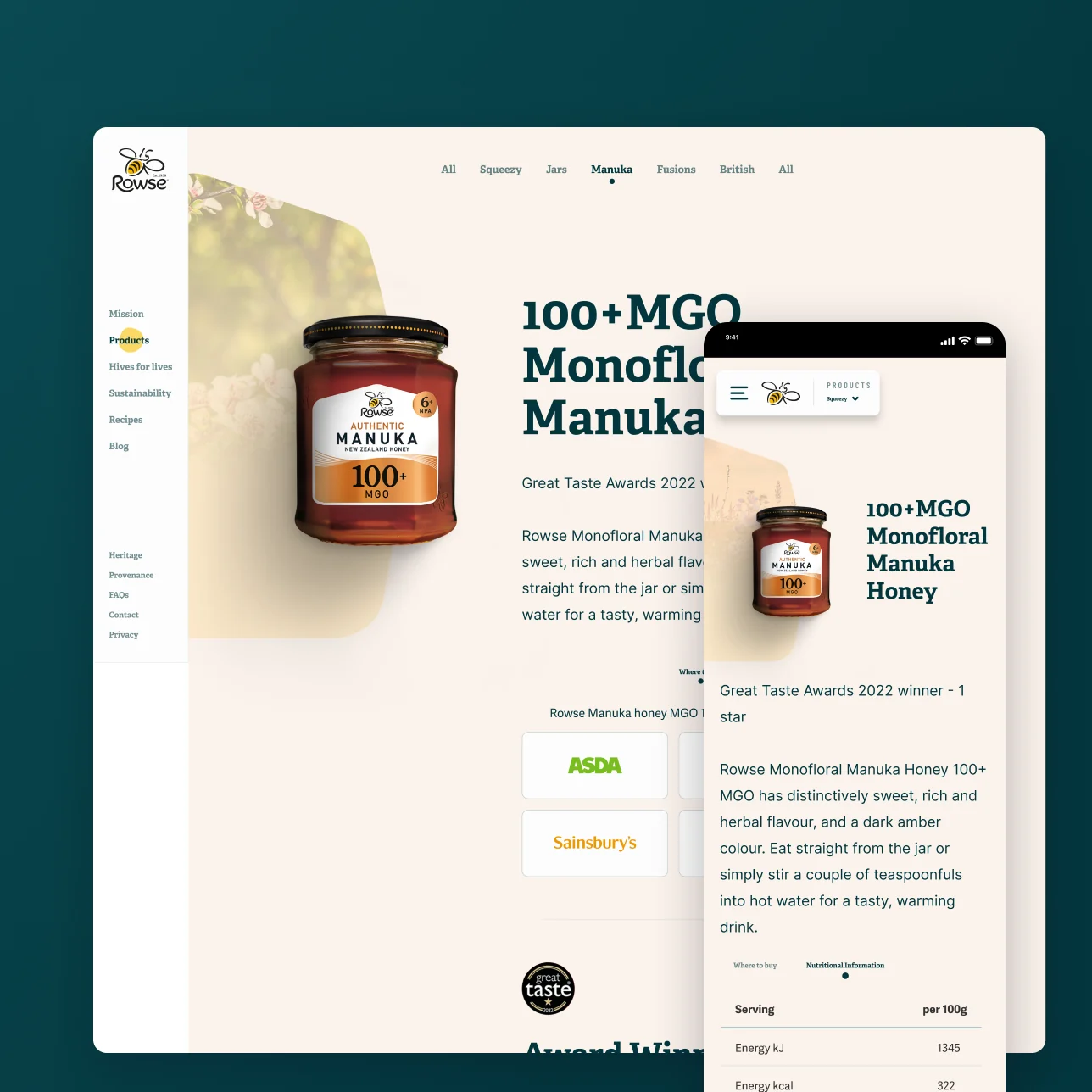 Product and provenance experience