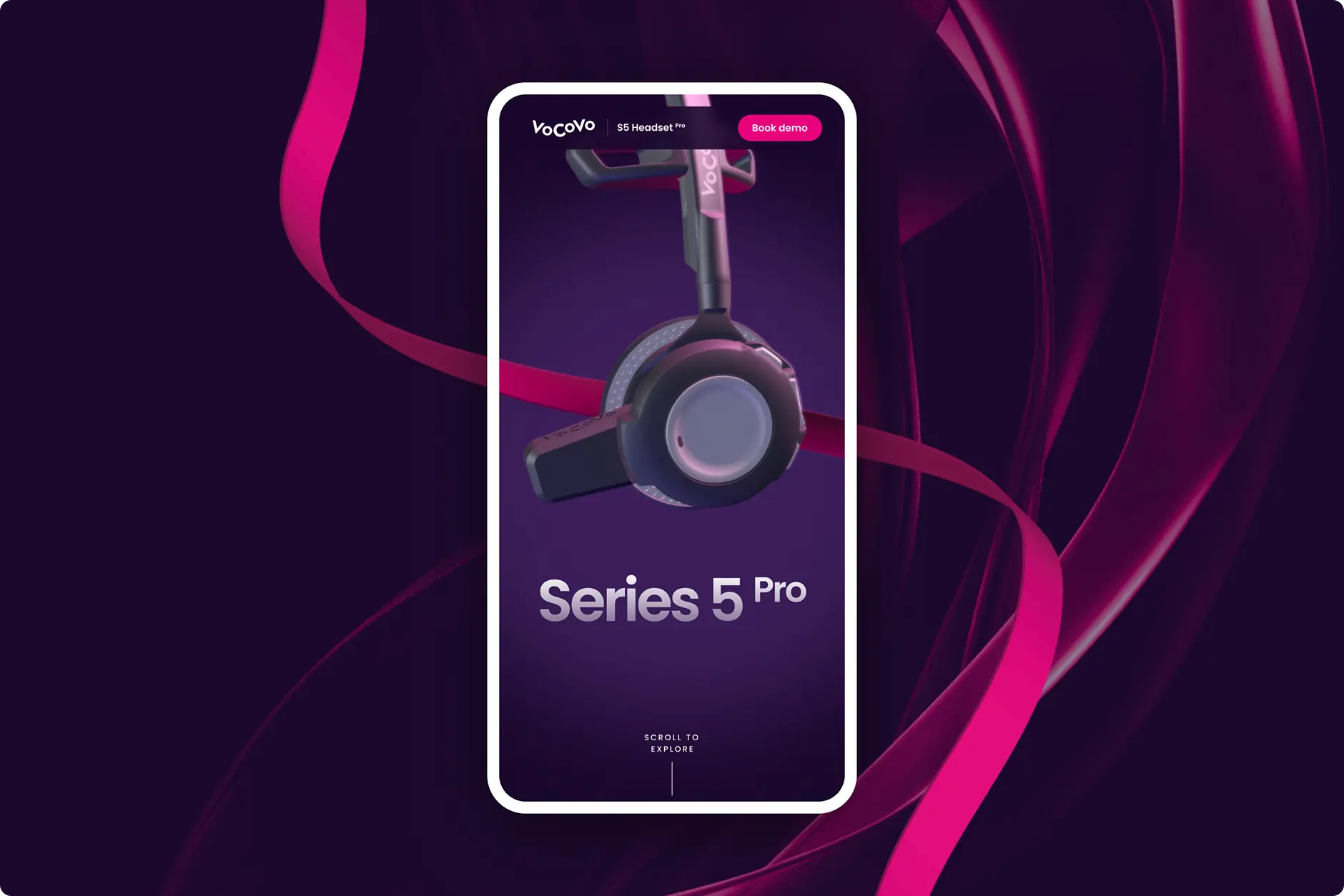 The live, responsive S5 Pro product experience